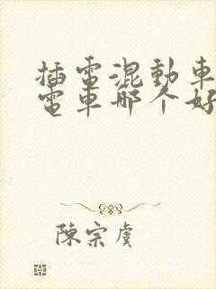 插电混动车和纯电车哪个好