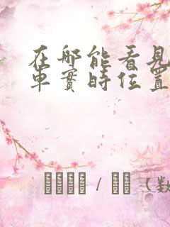 在哪能看见公交车实时位置