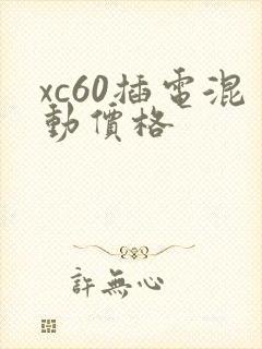 xc60插电混动价格