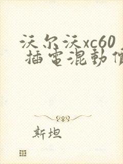 沃尔沃xc60 插电混动价格是多少钱