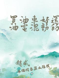 买油车好还是买油电混动的好