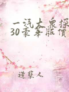 一汽大众探岳330豪华版价格