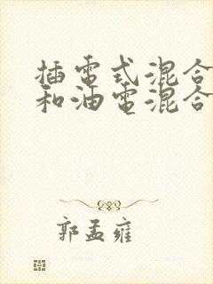 插电式混合动力和油电混合哪个好