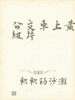 公交车上黄色一级片