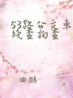 53路公交车路线查询查
