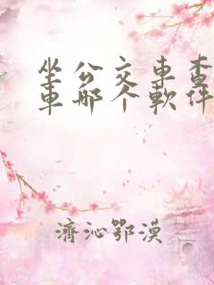 坐公交车查公交车哪个软件最好用