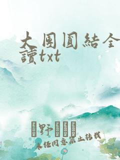 大团圆结全文阅读txt