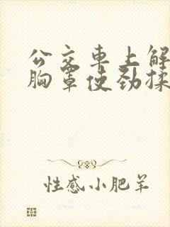 公交车上解开她胸罩使劲揉她奶