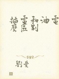 插电和油电有什么区别