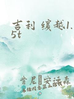 吉利 缤越1.5t