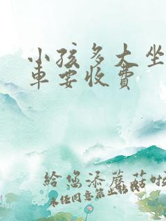 小孩多大坐公交车要收费