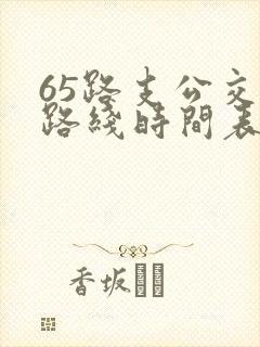 65路支公交车路线时间表