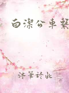 白洁公车系列
