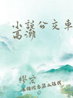 小说公交车被上高潮