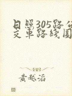 日照305路公交车路线图