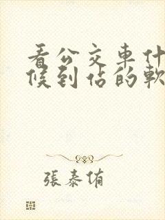 看公交车什么时候到站的软件