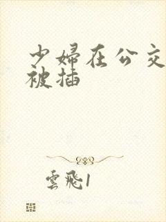 少妇在公交车上被插