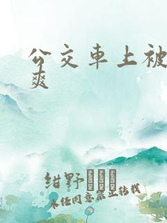 公交车上被强好爽