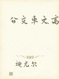 公交车文高h