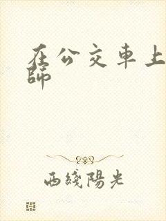 在公交车上操老师