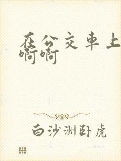 在公交车上啊啊啊啊