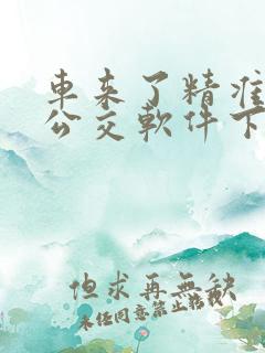 车来了精准实时公交软件下载