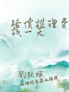 赔偿护理费多少钱一天