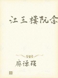 江玉楼阮念笙