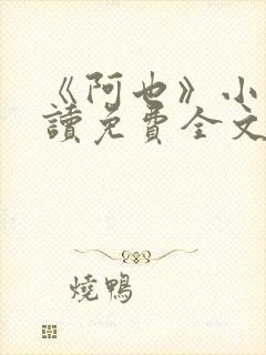《阿也》小说阅读免费全文
