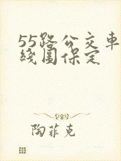55路公交车路线图保定