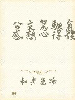 公交驾驶员培训感想心得体会