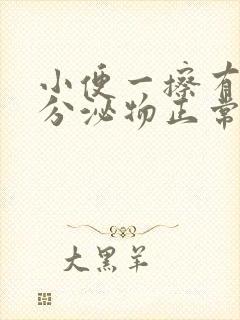 小便一擦有褐色分泌物正常吗