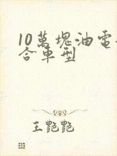 10万块油电混合车型