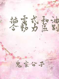 插电式和油电混合动力区别