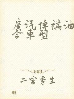 广汽传祺油电混合车型