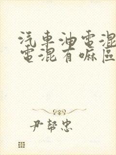 汽车油电混合插电混有嘛区别