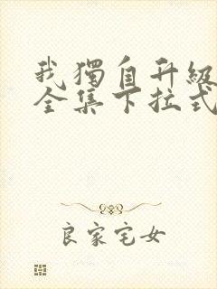 我独自升级漫画全集下拉式免费