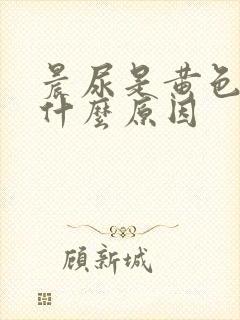 晨尿是黄色的是什么原因