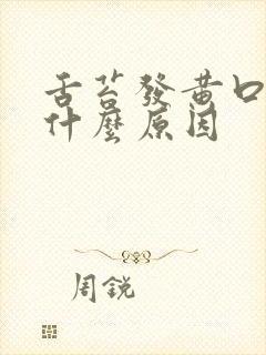 舌苔发黄口干是什么原因