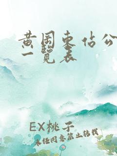 黄冈东站公交车一览表