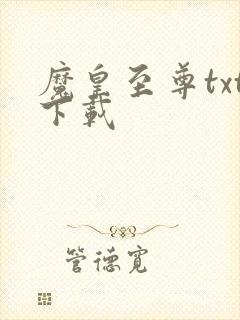 魔皇至尊txt下载