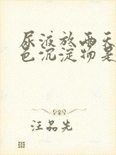 尿液放两天有白色沉淀物是什么原因