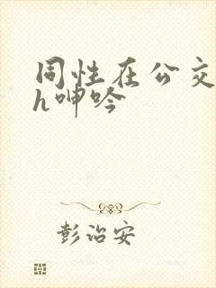 同性在公交车上h呻吟