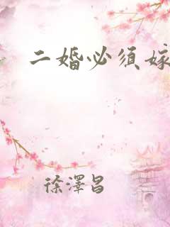 二婚必须嫁太子