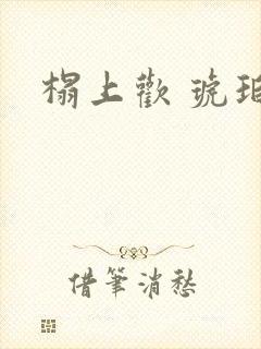 榻上欢 琥珀光