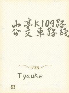山亭k109路公交车路线时间表