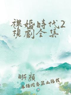 裸婚时代2 电视剧全集