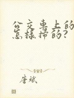 公交车上的码是怎样扫的?