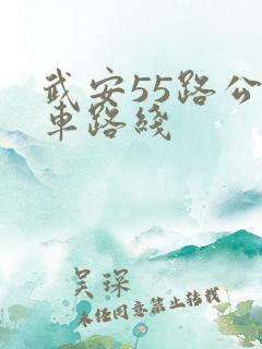 武安55路公交车路线