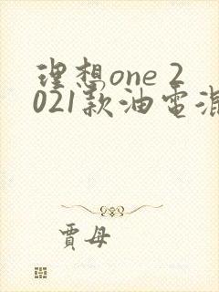 理想one 2021款油电混合